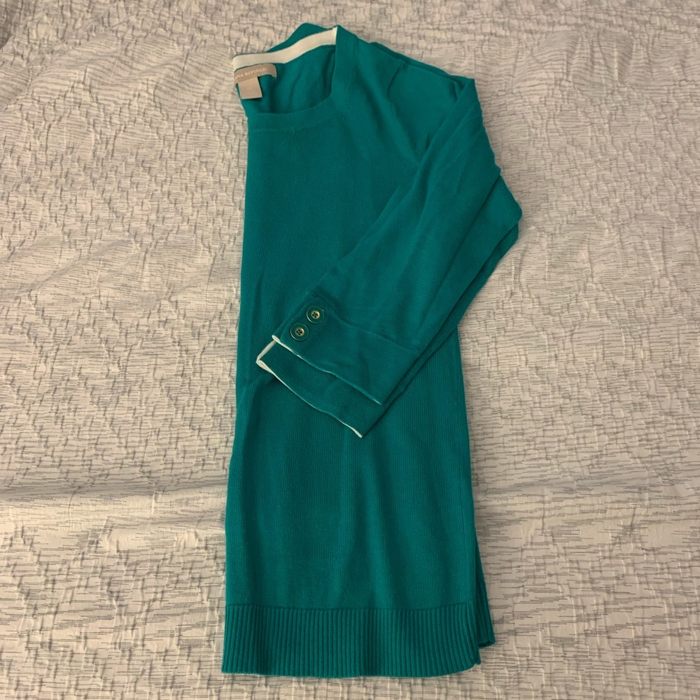 Aqua Blue Green Banana Republic Sweater